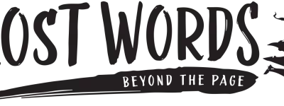 Lost Words Logo Horizontal Black