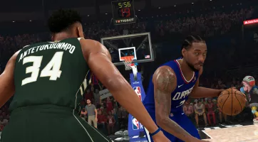 NBA 2K21   CG Demo Kawhi vs. Giannis ergebnis