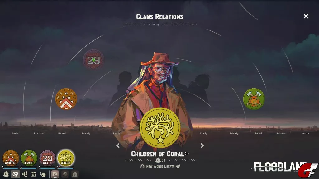 screenshot   clan relations